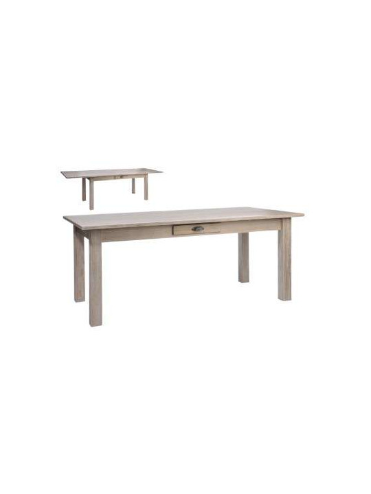 Grande table bois naturel 180 cm