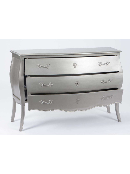 Commode grise argentée gamme Murano