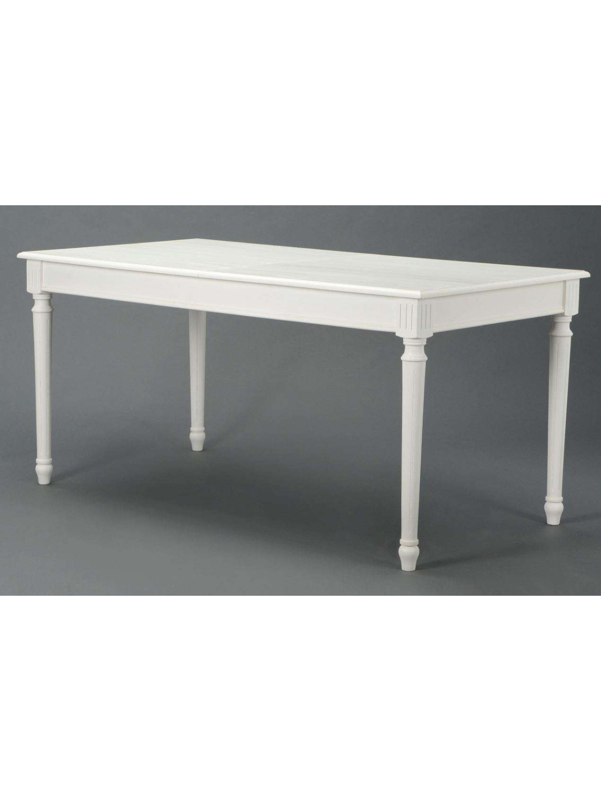 Grande table blanche chic 160 cm