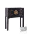 Console chinoise noire 6 tiroirs