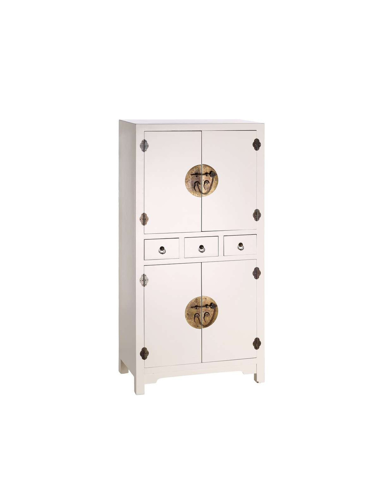 Petite armoire chinoise blanche