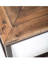 Table basse contemporaine mix métal bois