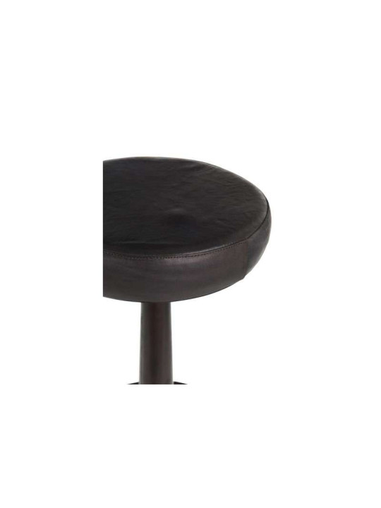 Tabouret de bar industriel reglable noir