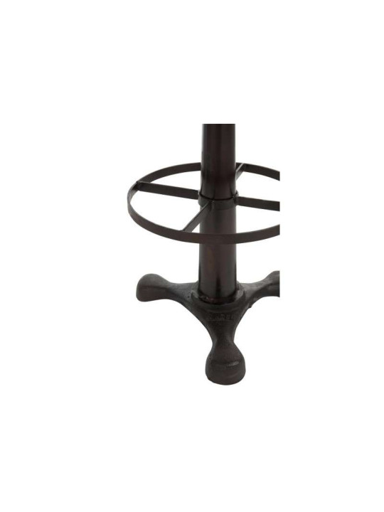 Tabouret de bar industriel reglable noir