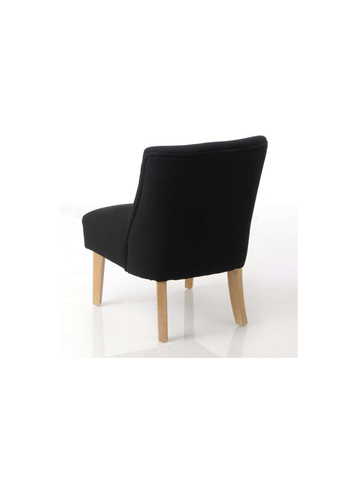 Fauteuil bas noir Amadeus