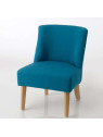 Fauteuil bas bleu Lou Amadeus