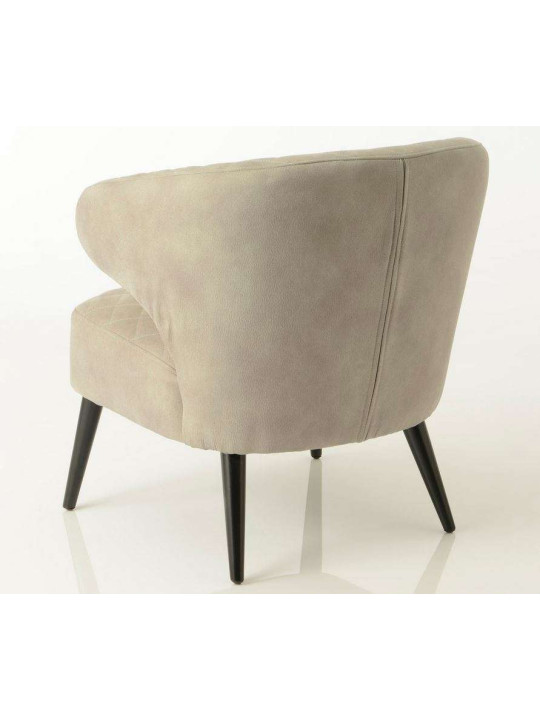 Fauteuil gris contemporain Squal