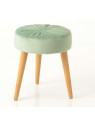 Tabouret vert d'eau contemporain