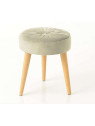 Tabouret beige contemporain