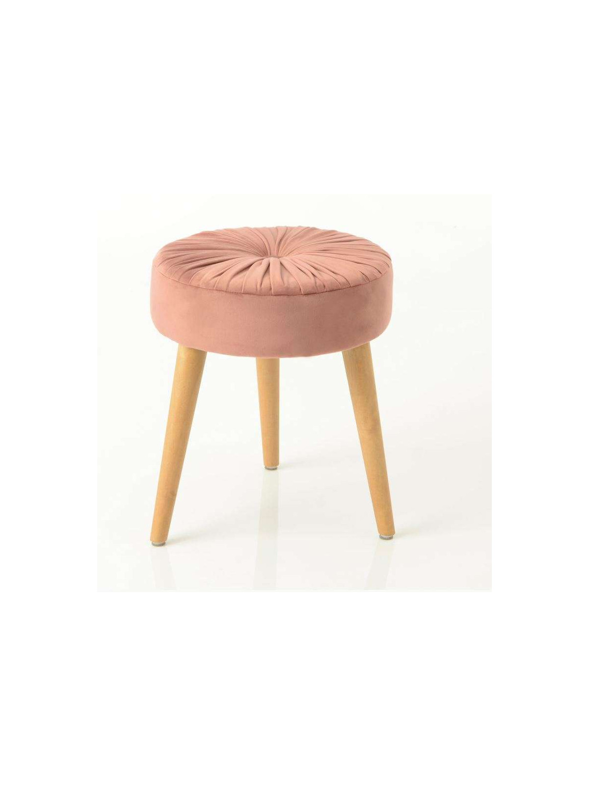 Tabouret rose contemporain