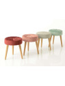 Tabouret rose contemporain