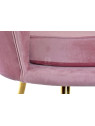 Fauteuil rose coquillage