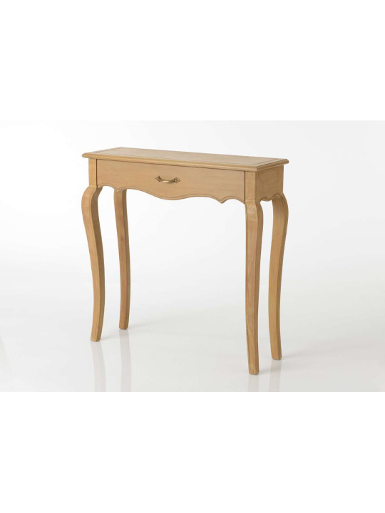 Petite console galbée bois Memory