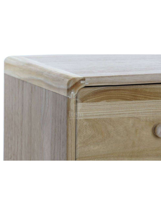 Commode bois naturel 5 tiroirs