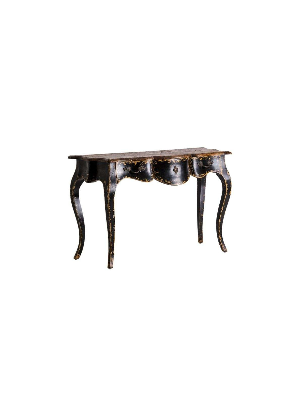 Console baroque noire vieillie Vical Home