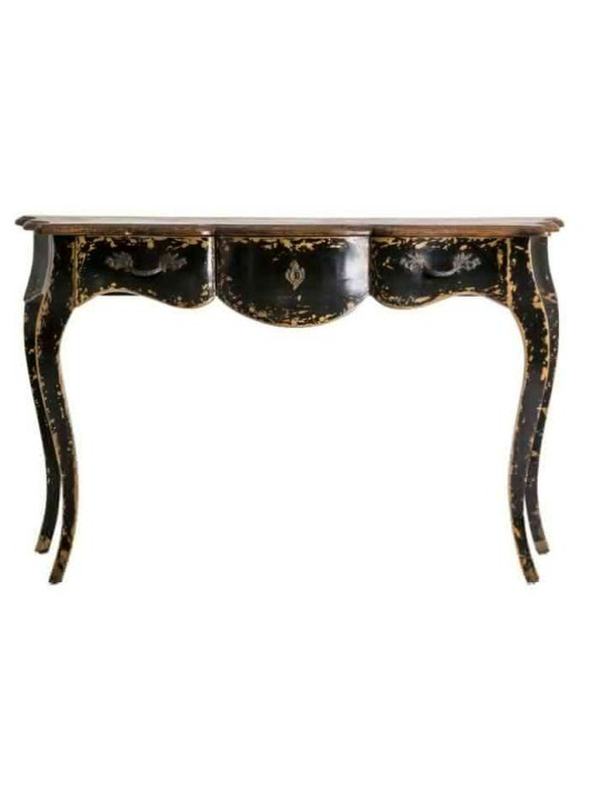 Console baroque noire vieillie Vical Home