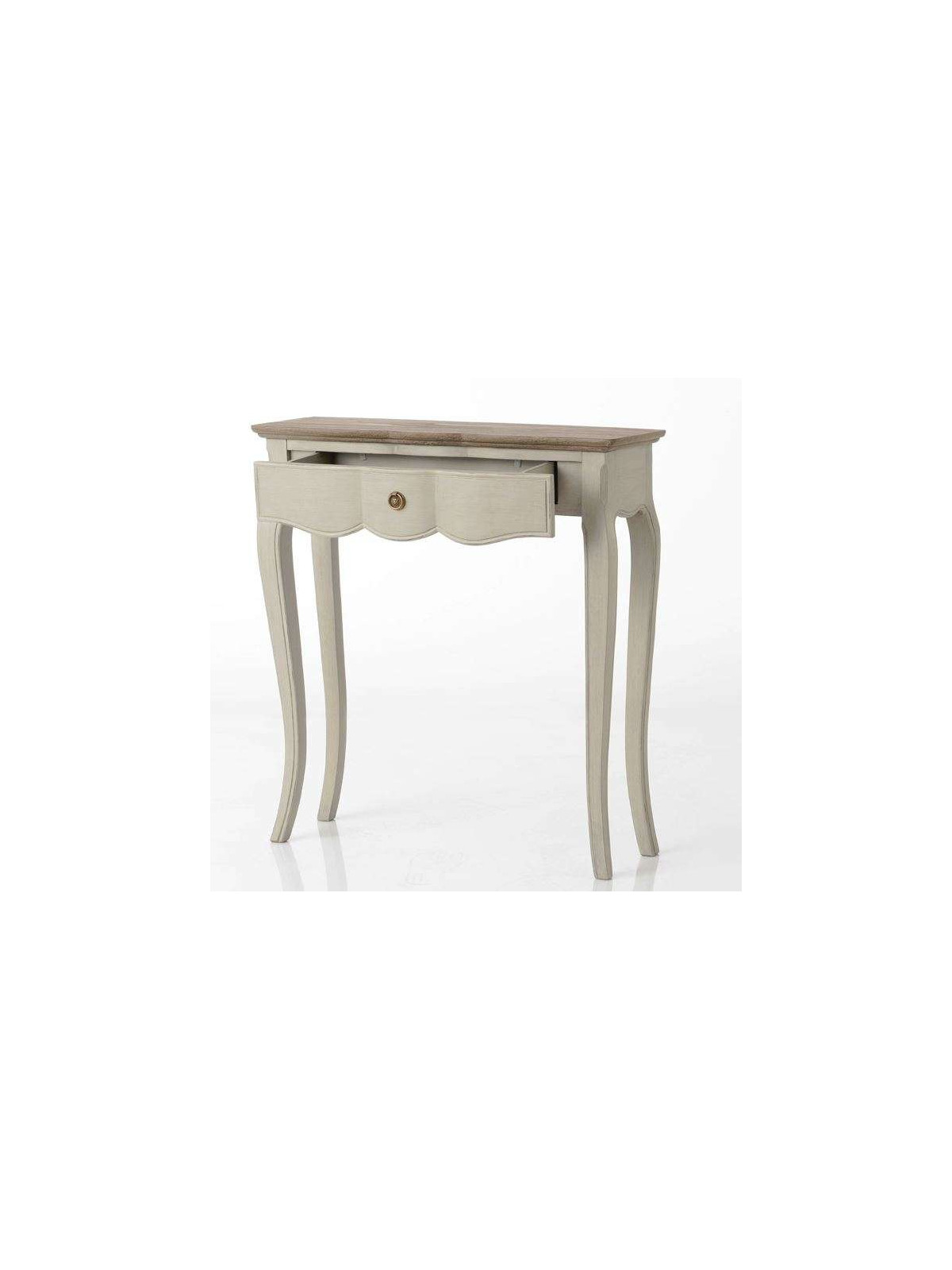 Console baroque beige grisé Maddy