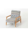 Fauteuil sioux bleu enfant