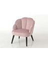 Fauteuil coquillage rose
