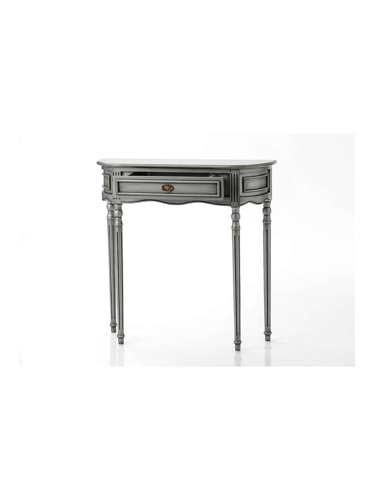 Petite console Médaillon gris