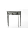 Petite console Médaillon gris