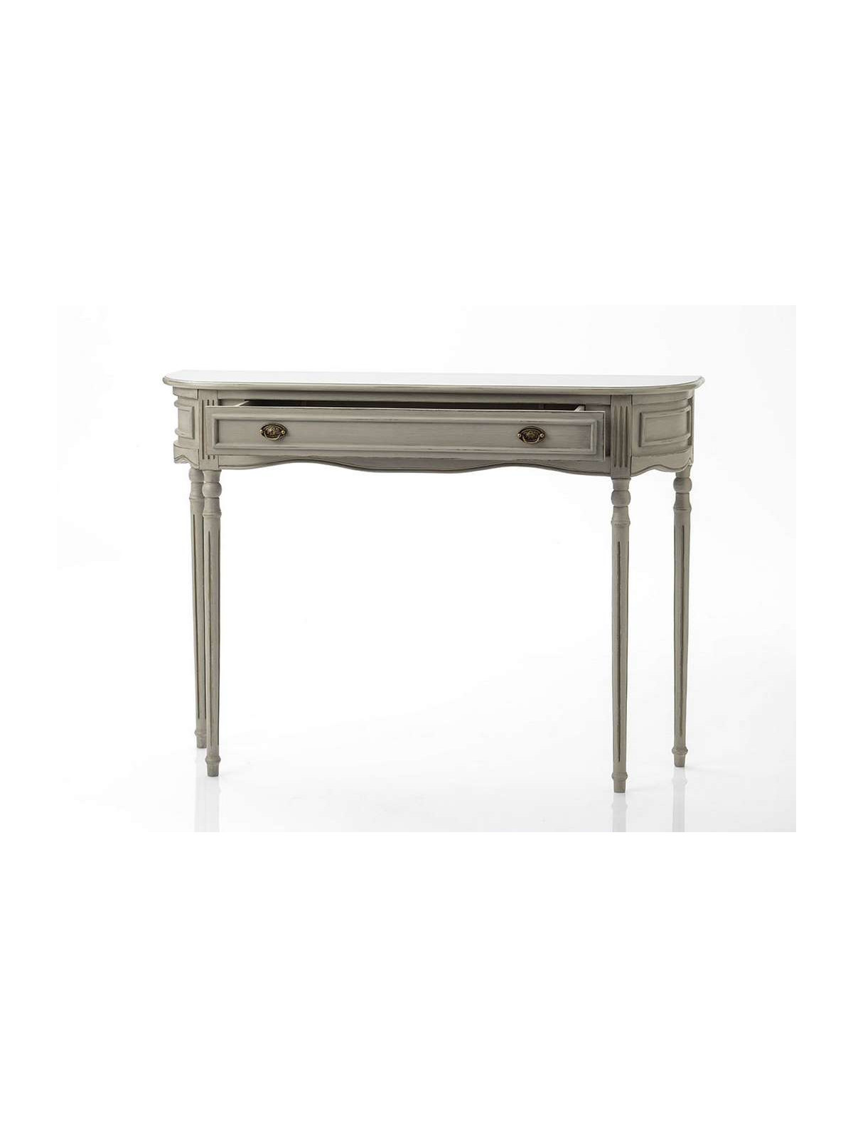 Console Médaillon beige grisé