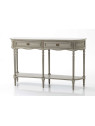 Console Drapier Médaillon beige grisé