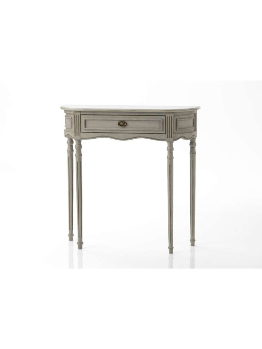 Petite console Médaillon beige grisé