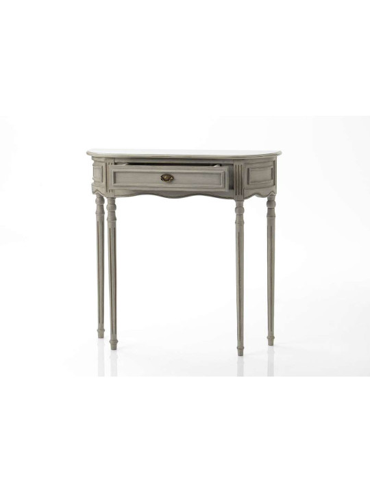 Petite console Médaillon beige grisé