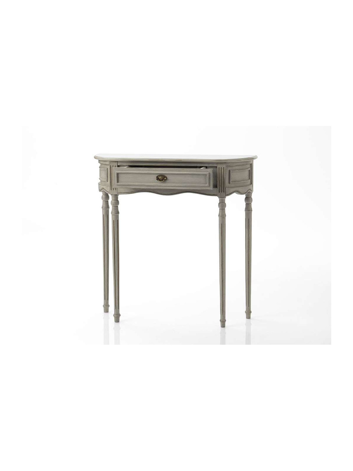 Petite console Médaillon beige grisé