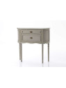 Petite commode Médaillon beige grisé