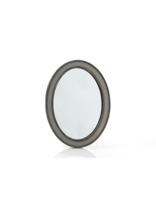 Miroir Médaillon gris