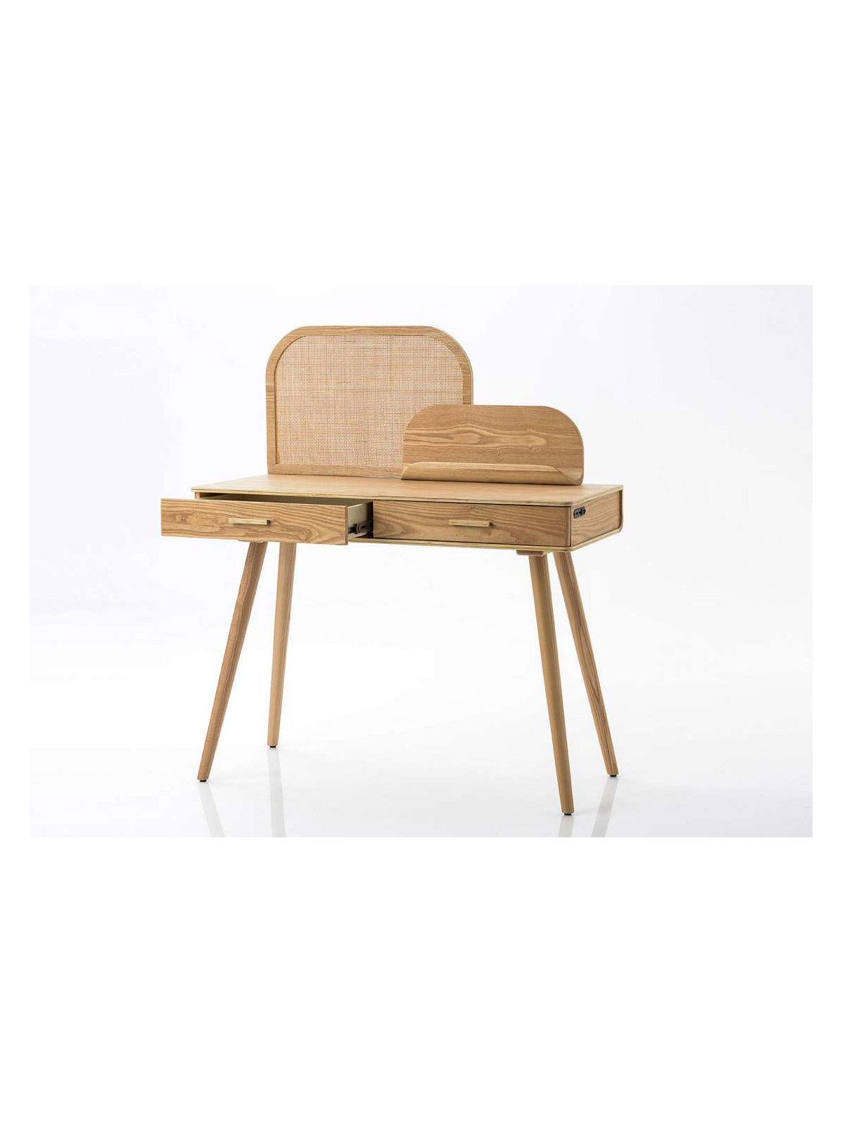 Bureau frene bois naturel