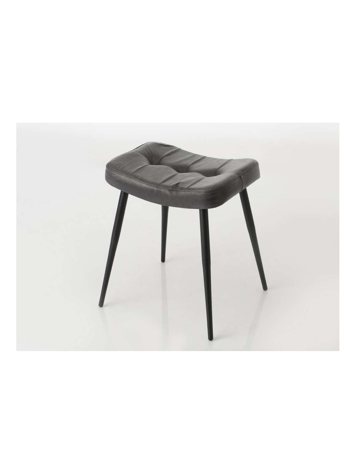 Tabouret Cuir noir