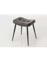 Tabouret Cuir noir