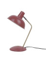 Lampe à poser Hood métal mat bordeaux