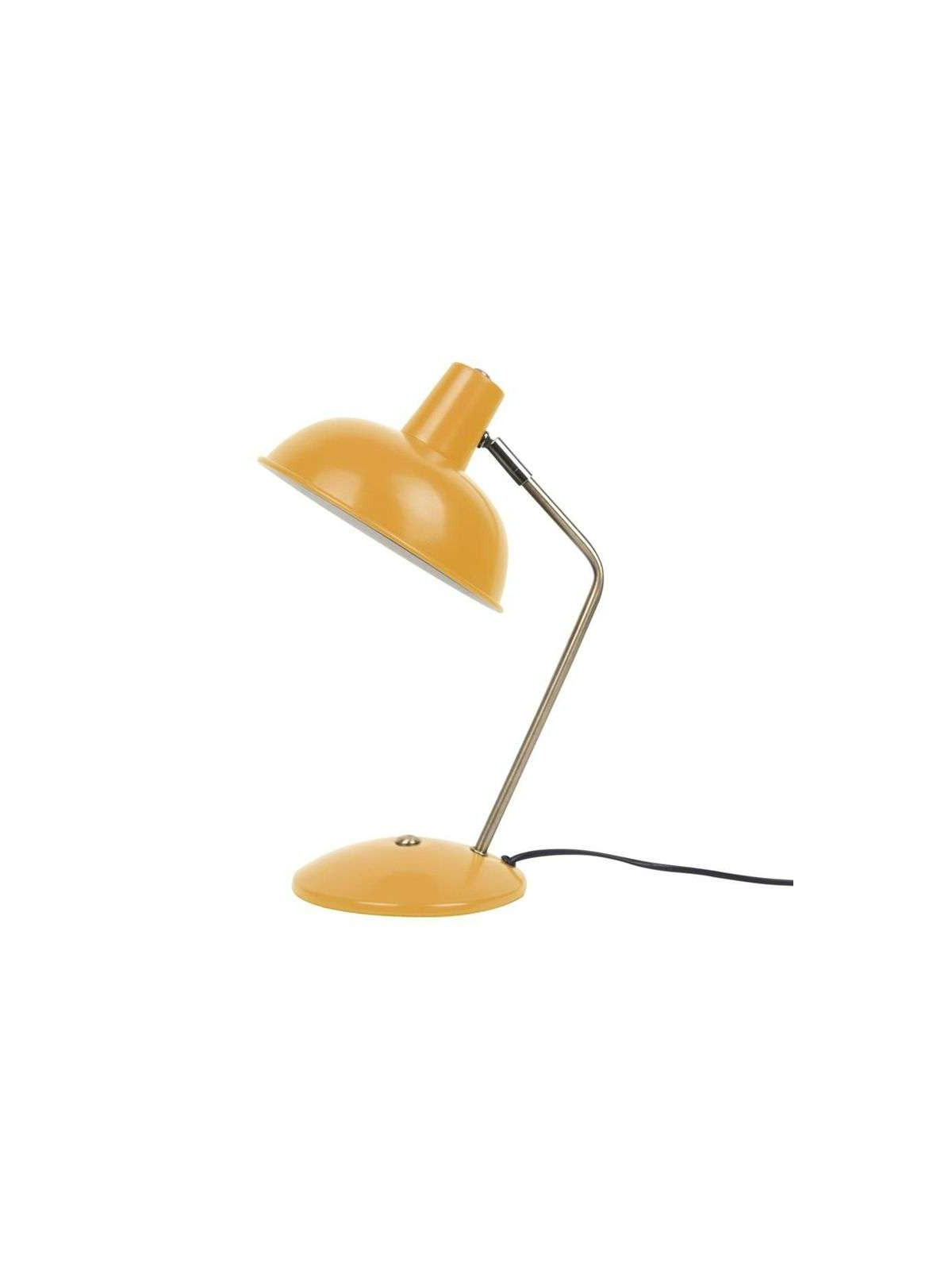 Lampe à poser Hood métal mat jaune