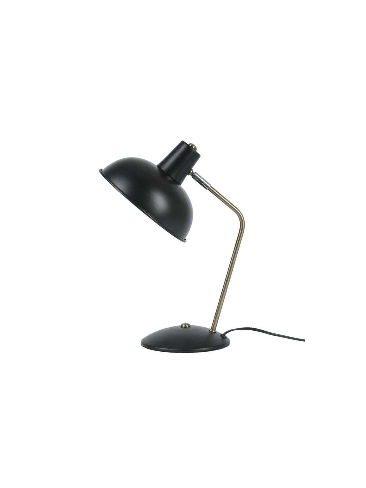 Lampe à poser Hood métal mat noir