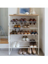 Rangement pour chaussures blanc