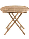 Table ronde Pliable Bambou