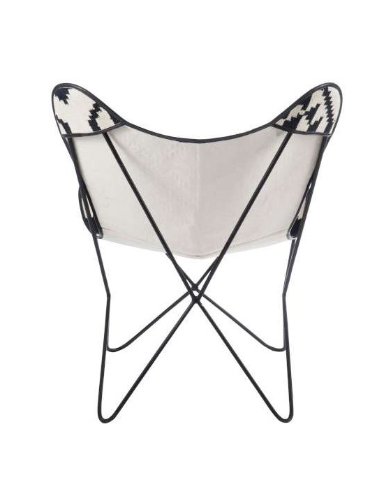 Chaise Lounge Graphique noir et blanc