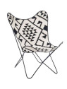 Chaise Lounge Graphique noir et blanc