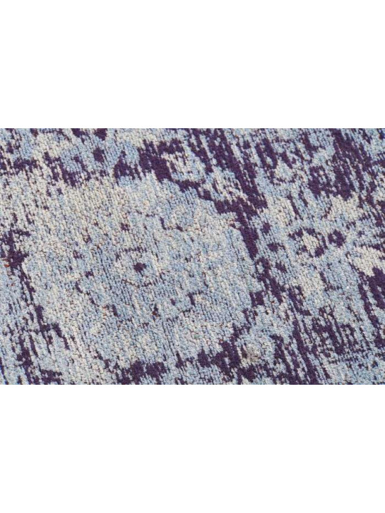 Tapis en coton bleu vieilli 200*290 cm