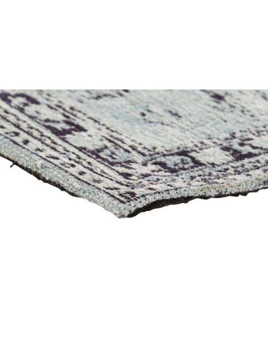 Tapis en coton bleu vieilli 200*290 cm