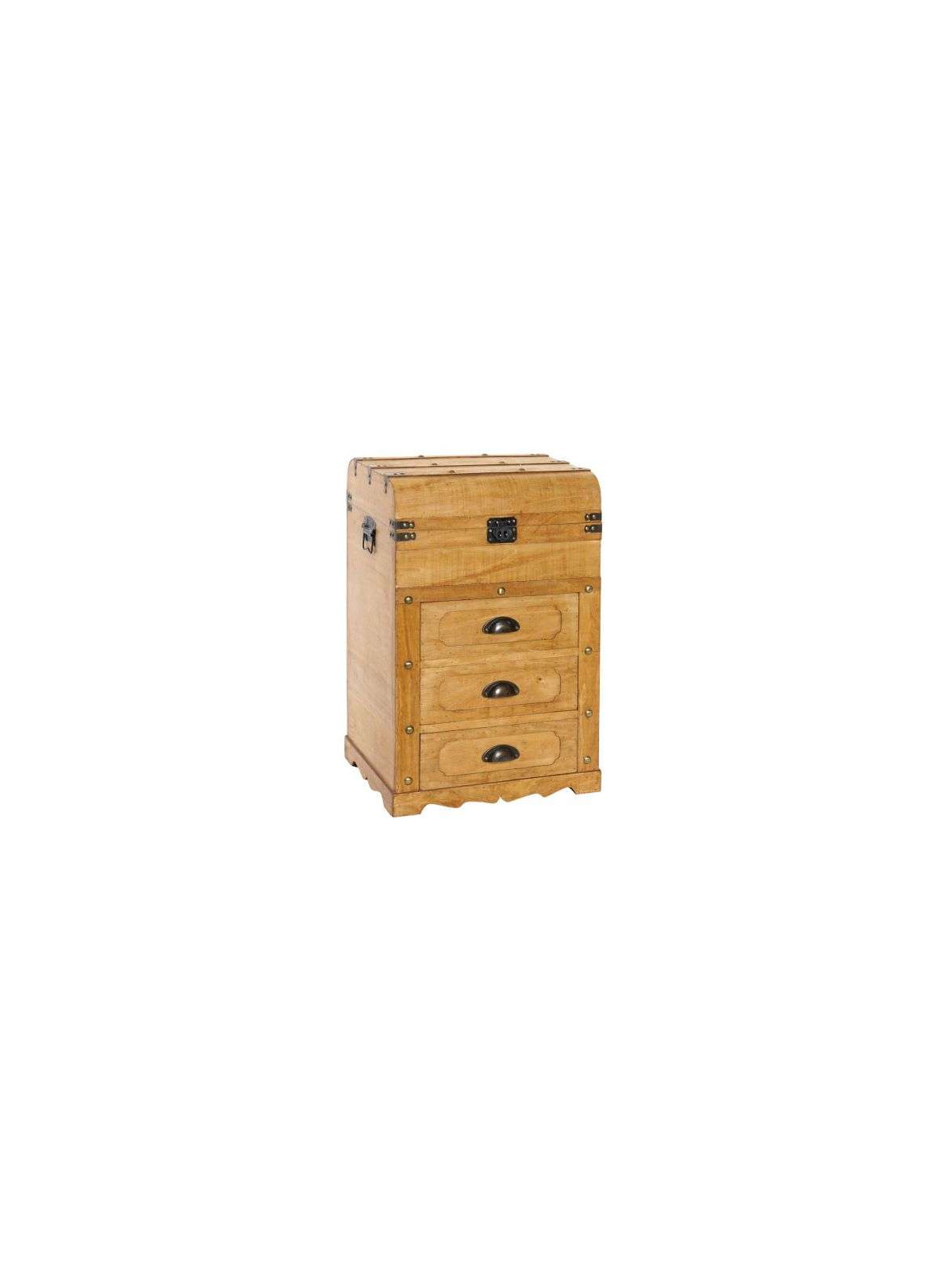 Petite commode bois naturel