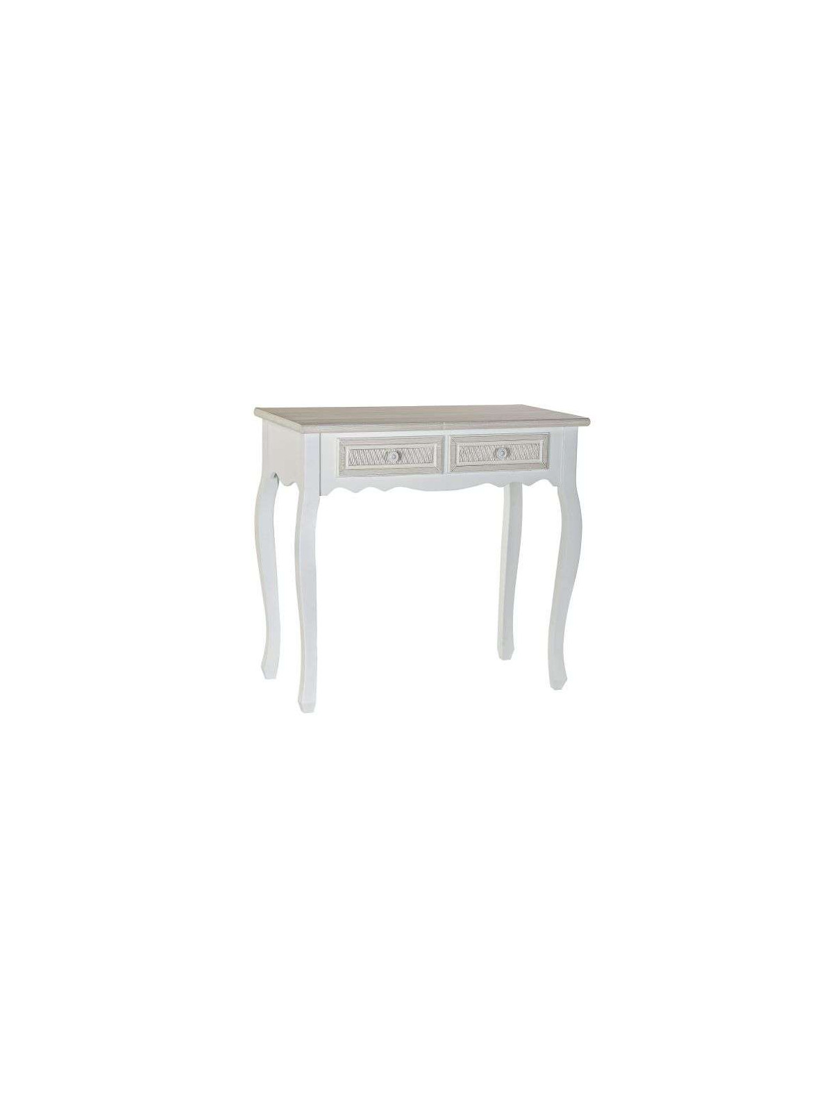 Console en bois blanc