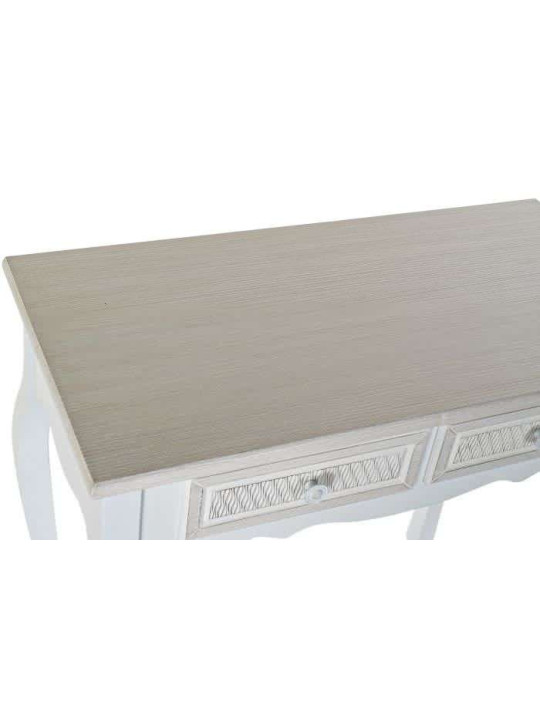 Console en bois blanc