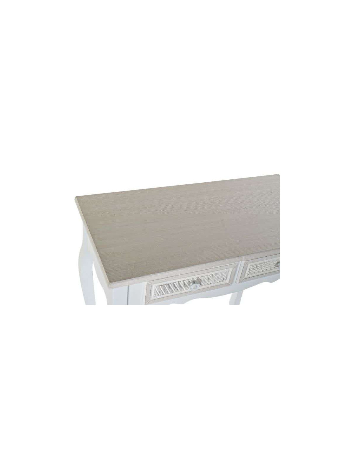 Console en bois blanc