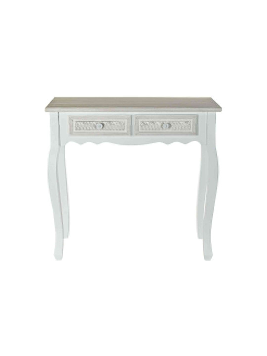 Console en bois blanc