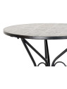 Table en fer forgé carrelage aristocrate